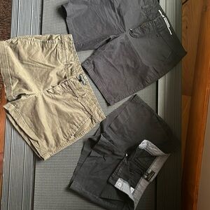 Two pairs of Banana Republic shorts and one pair of gap size 8